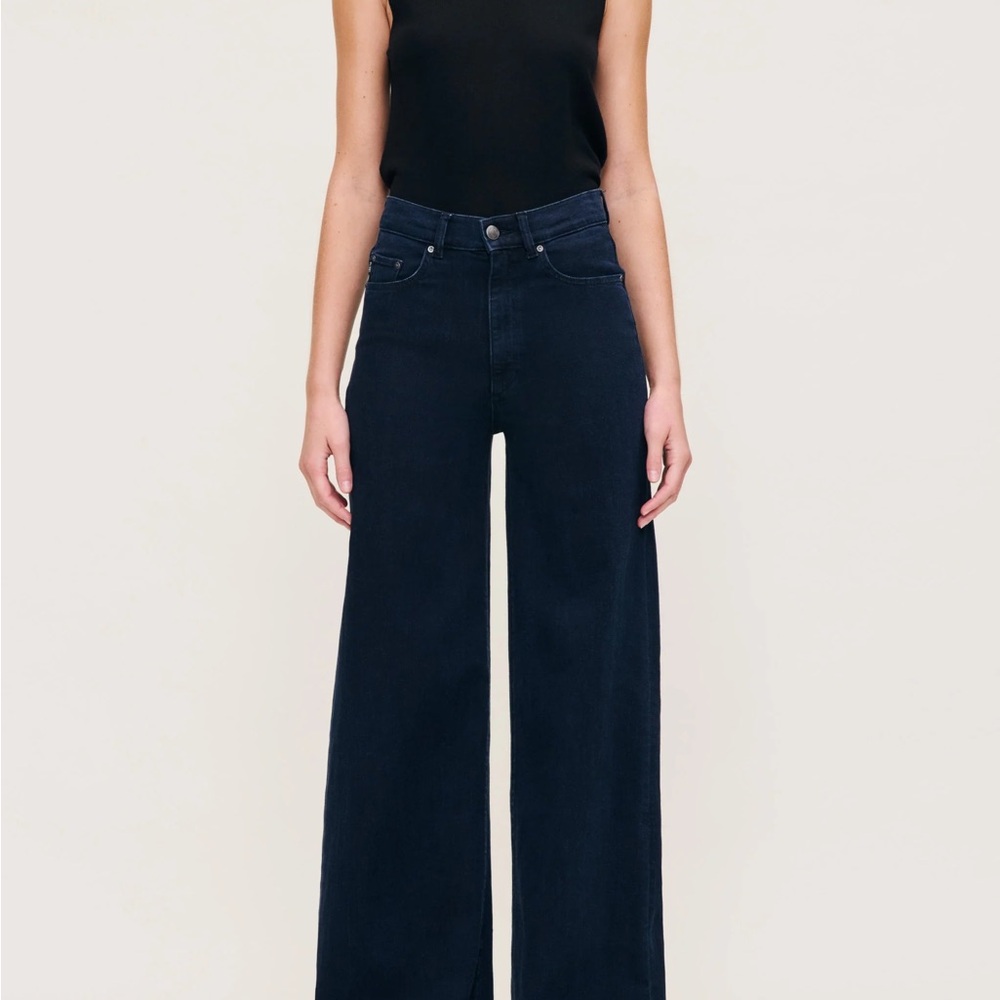DL1961 Women's Flare Jeans - Dark Blue